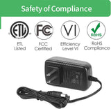 5V 4A Power Supply 5VDC 4000mA Wall Charger Multi Tip Switching Replacement AC A