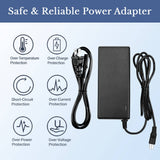 42V 1.7A Scooter Chargers Replacement for Segway Ninebot G30LP ES2 ES4 ES1L F20 F30 F35 F40 E22 E25 Electric Scooter with 36V Battery