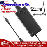 Replacement Charger For Jetson Cruise JCRUZ Black&Green Folding Scooter Power Supply