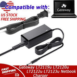 AC Adapter For Gateway LT2119u LT2120u LT2122u LT2123u Netbook Cord Charger 40W