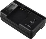 Universal Battery Charger for Samsung AB663450GZ Convoy 2 SCH-U640 SCH-U660