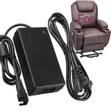 2-Pin 29V Adapter For Flamaker Power Lift Recliner Chair for Elderly with Mas...