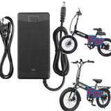 54.6V 2A Adapter For Gotrax R1 F1 48V 350W 20" Folding Commuter Electric Bike