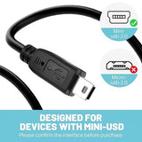 4ft USB Data Cable Cord for Vivitar Camera DVR-508 NHD DVR-518 NHD DVR-910HD