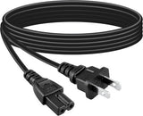 6ft AC Power Cord Cable for Vizio V555-H11 V555H1 V555-H1 2-Prong Wire Lead