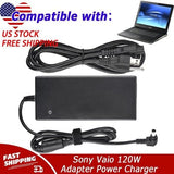 AC Adapter For Sony Vaio VGN-AR270 VGN-AR270G VGN-AR270GA Cord Charger 120W PSU