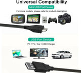 5ft Micro USB 2.0 Cord for Razer Nari Ultimate Wireless Gaming Headset