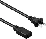 8ft 2-Prong Square AC Power Cord Cable Lead for Roland D50 D550 D70 JV-80