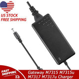 AC Adapter Charger for Gateway M7315 M7315u M7317 M7317u Power Cord Supply PSU