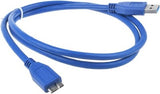 3ft USB PC Cable Cord for Seagate Expansion External Hard Drive 8TB STEB8000100