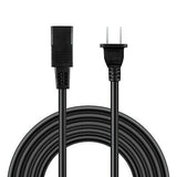 8ft 2-Prong AC Power Cord for Elna Sewing Machine Lead Cable 2-Prong Models