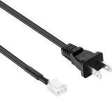 6ft 18AWG Internal Power Cord for ONN 100012587 100012589 100012585 100012586
