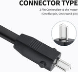 2-Pin Sofa Recliner Cable Power Cord for Electric Sofa Power Recliner Lift Chair