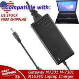 AC Adapter Charger for Gateway M7301 M-7301 M1634U 90w Laptop Power Cord Supply