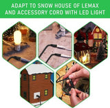 Adapter for Lemax 34988A Spooky Town Collection for 64517/64518 4.5V White/Black
