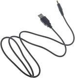 USB Power Cord for Laptop Notebook Fan Cooler Cooling Pad 5.5mm 3.5mm Tip Cable