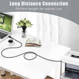 3ft USB 2.0 Cord A to B Male for HP Smart Tank 5101 All-in-One Printer PC