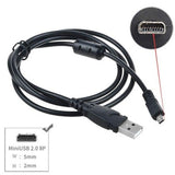 USB Data  Cable Cord Lead for Sanyo Camera Xacti VPC-E870 e/x E870gx E870px