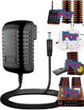 12V Charger For Retekess TD157 TD156 TD103 T116A Pagers Buzzer Lineup