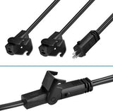 2 Pin Splitter Lead Y Power Cable 2 Motors to 1 Power Supply For Recliner Lift