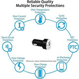 DC 12V/24V USB 2.0 5V 2A/2000mA & 1A Car Charger Power Adapter Cigarette Lighter