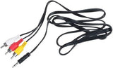 3RCA AV A/V Audio Video TV Cable Cord Lead for Sony DCr-TRV19 TRV19E TRV22