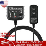 20V Lithium Battery Charger LCS1620 for Black Decker FSC418B-2 FSC418K-2