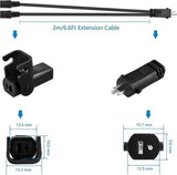 2 Pin Splitter Lead Y Power Cable 2 Motors to 1 Power Supply For Recliner Lift