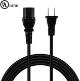 6.6FT UL AC Power Cable Cord for Denon AVR-5700 AVR-5800 AVR-5803 AVR-5805 Mains