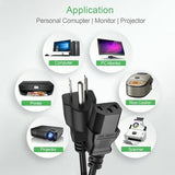 6ft AC Power Cord Cable for HP Z2 / Z2 G4 Workstation Desktop Tower Lead