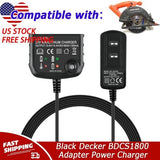 20V Lithium Battery Charger LCS1620 for Black Decker BDCS1800 BDCS1806 BDCS1807