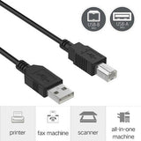 6ft USB Cable Cord Lead for CANON PIXMA PRINTER MG2522 MG2525 MG3022 MG6820