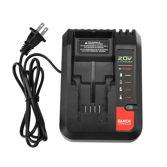 20V Fast Charger for Black and Decker 20V 12V Max Lithium Battery LBXR2020