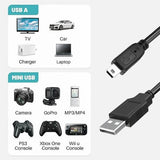 4ft USB PC Data Cable Cord for Sony PSP Console 1000 Fat Slim 2000 3000 Lite