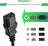 6ft AC Power Cord Cable for HP Z2 / Z2 G4 Workstation Desktop Tower Lead
