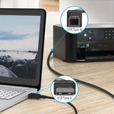 USB 2.0 Cord Transfer Male Device for HP Smart Tank 6001 All-in-One Printer