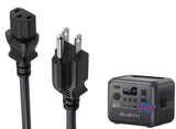 5ft UL AC Power Cord Cable For BLUETTI AC50B 448Wh Portable Power Station