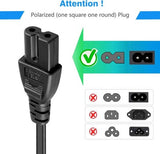 6ft AC Power Cord Cable for Vizio V555-H11 V555H1 V555-H1 2-Prong Wire Lead