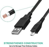 5FT Micro USB 5V Cord for EverStart Maxx SL5W09E SL3HE SL5HE 900 1000 Flashlight