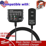 20V Lithium Battery Charger LCS1620 for Black Decker FS1800JS FS1800RS