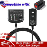 20V Lithium Battery Charger LCS1620 for Black Decker CDC180AK CDC180ASB CDC1800
