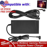 AC Adapter For BenQ MOBIUZ EX3210R Gaming Monitor Charger Power Cord 19V 120W US