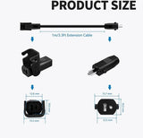 3ft Extension 2-Pin Sofa Cord for Electric Sofa Power Recliner Lift Chair