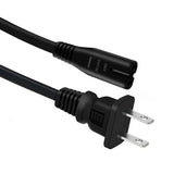 UL 6ft AC Power Cord Cable For JVC DR-MV99BU DVD VHS Video Cassette Recorder