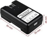 Universal Battery Charger for Samsung AB663450GZ Convoy 2 SCH-U640 SCH-U660