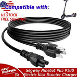 AC IN Power Cord For Segway Ninebot P65 P100 Electric Kick Scooter AA.00.0012.38