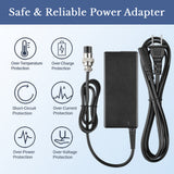 Replacement Charger for Razor Electric Scooter E Series E100, E125, E150, E175, E200, E225, E300, E325, E500，eSpark Power Supply