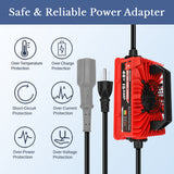 48V 15A Golf Cart Charger with 3-Pin Round Plug for Club Car Precedent & DS Series Only for Lead Acid Battery