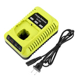 P117 Charger for Ryobi One+ 12V 14.4V 18V Lithium/NiMh/Nicad Battery Charger