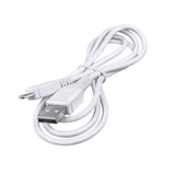 3.3ft White Micro USB Charger Data SYNC Cable Cord Compatible with Sony Alpha a6000 ILCE-6000 L 6000B Camera